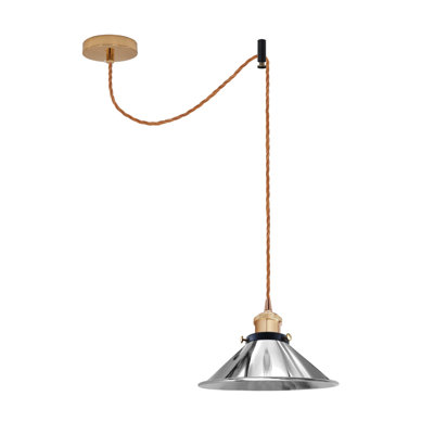 Nellie 1 - Light Chrome Single Pendant