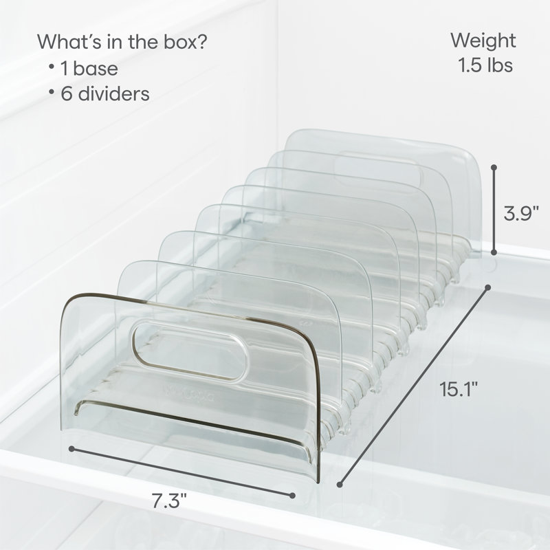 YouCopia® FreezeUp® Freezer Rack, 15", with Adjustable Dividers, Fridge Organizer and Storage