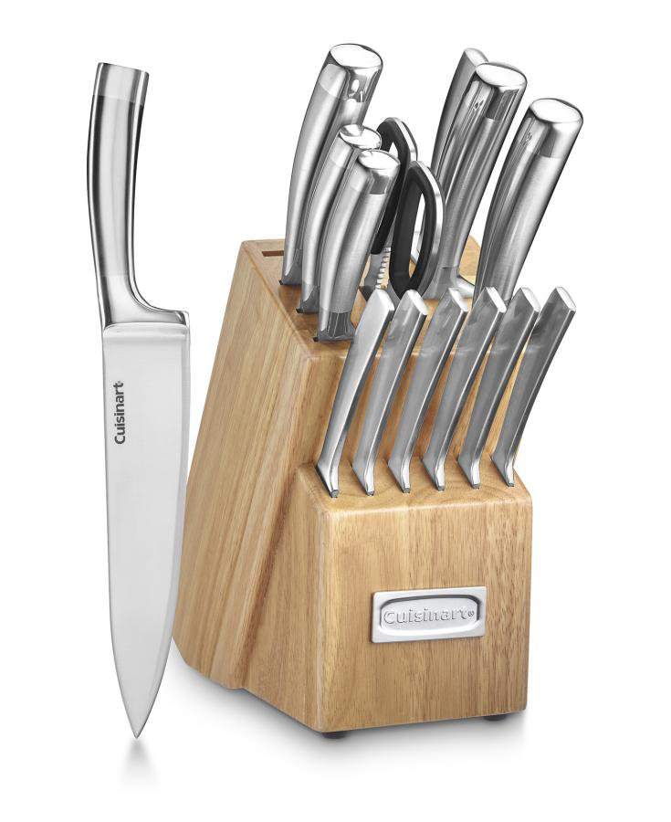 Cuisinart Professional Series 15 Piece Knife Block Set with Steel Blades for Precise Cutting, Lightweight, Durable & Dishwasher Safe & Reviews | Wayfair