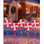 Guirlandes lumineuses solaires, décorations de Noël extérieures pour jardin, allée, terrasse