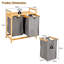 Wood Laundry Sorter