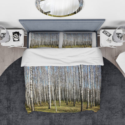 Designart Sunny November Day Duvet Cover Set -  Design Art, BED13993-K
