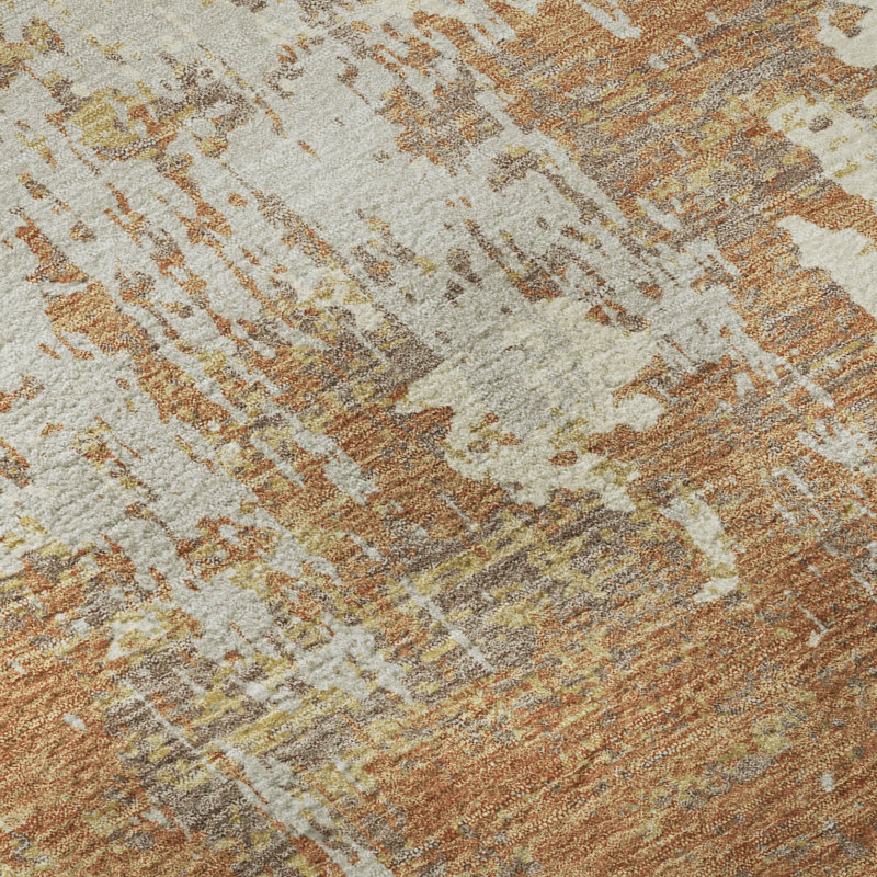 Premium Machine Washable Mayfield AMF1008 Abstract Rug, Rectangle 10' x 14'