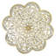 Lustre 8 lumières avec finition champagne