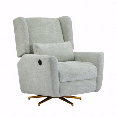 Fauteuil électrique pivotant avec fonction inclinable et pivotant sur 360 ° avec fonction inclinable Boucle