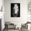Curious White Horse Print-24078674