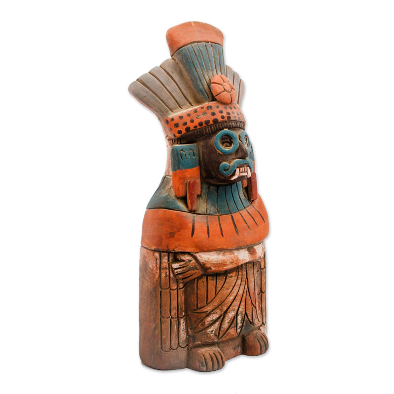 Sculpture en céramique Flavil Mighty Tlaloc