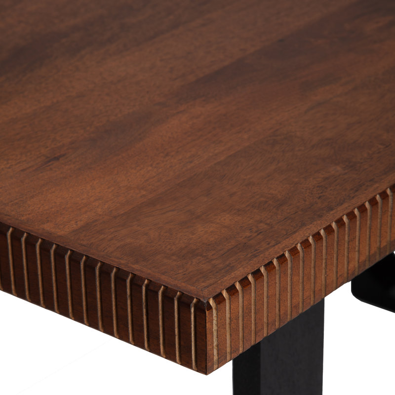 Bureau en bois massif Urbana, Noyer