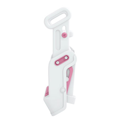 Siège de toilette pour tout-petit avec marchepied et poignées, rose