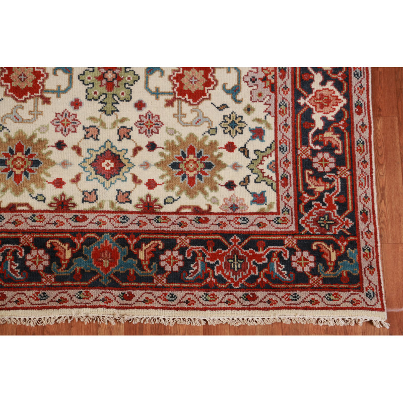 Tapis indien géométrique Oushak 6 x 9