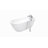 Soho 68'' x 31'' Soaking Acrylic Bathtub with Faucet-97544315
