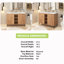 Meuble-lavabo double 47,6 po avec plateau en résine