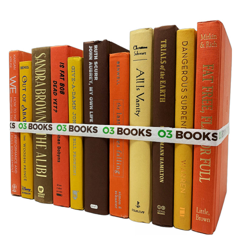 Fall Foliage Decorative Books