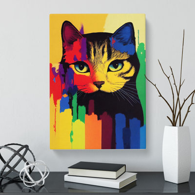 Cat Crayon Vol.2 - Wrapped Canvas
