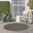 Nourison Positano 6' x Round Black Ivory Modern Rug-53895341-53895337