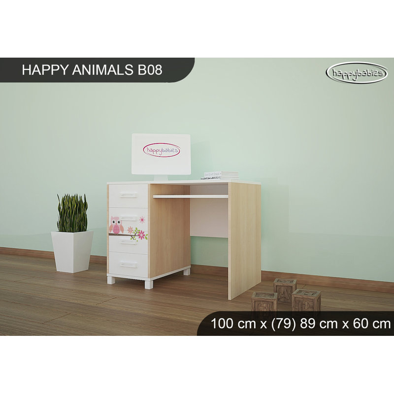 100cm Writing Desk, Oak