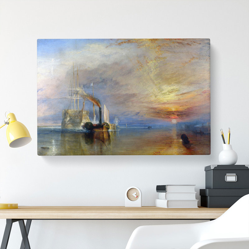 The Fighting Temeraire by Joseph Mallord William Turner - Wrapped Canvas, 35cm H x 50cm W x 3cm D
