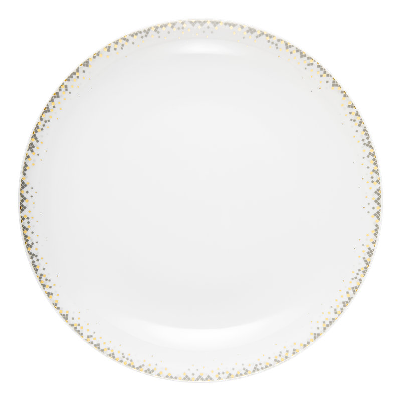 Souffle d' Or Rimless 8.3" Dessert Plate