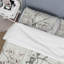 Ensemble de housse de couette monochrome en microfibre / polyester-1942599335