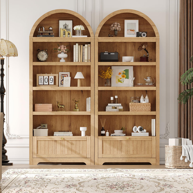 182cm H x 78.7cm W Bookcase, Yellow