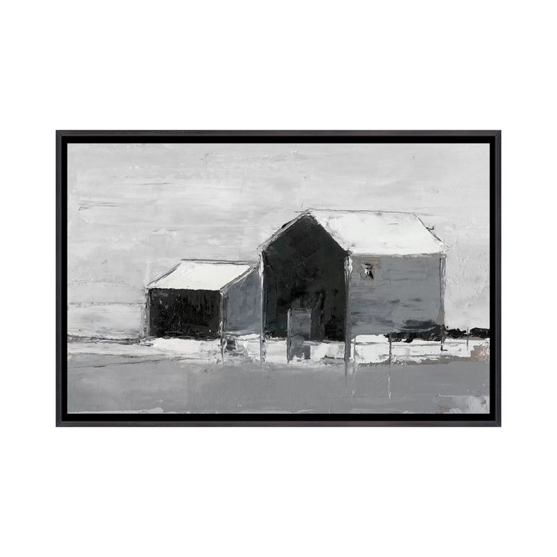 «Dynamic Barn II» par Ethan Harper - reproduction d'art, Pas de tapis, H 26 po x l 40 po x 1,5 po