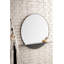Platform Round Kiln Dried Hardwood Wall Mirror-51087310