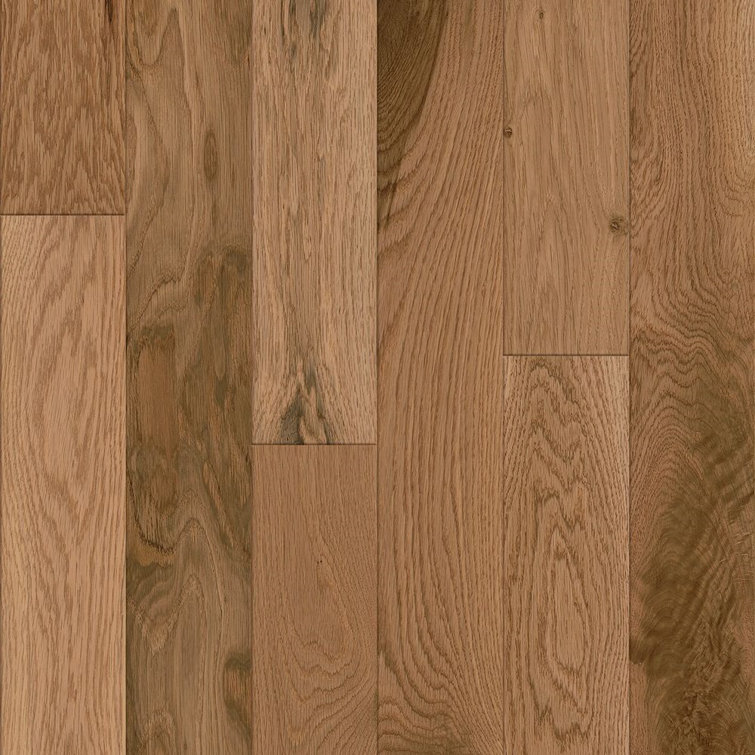 Piece Of Nature Oak 4'' W Water Resistant Hardwood Flooring