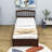 Twin Wood Platform Bed with Twin Trundle-1285537124