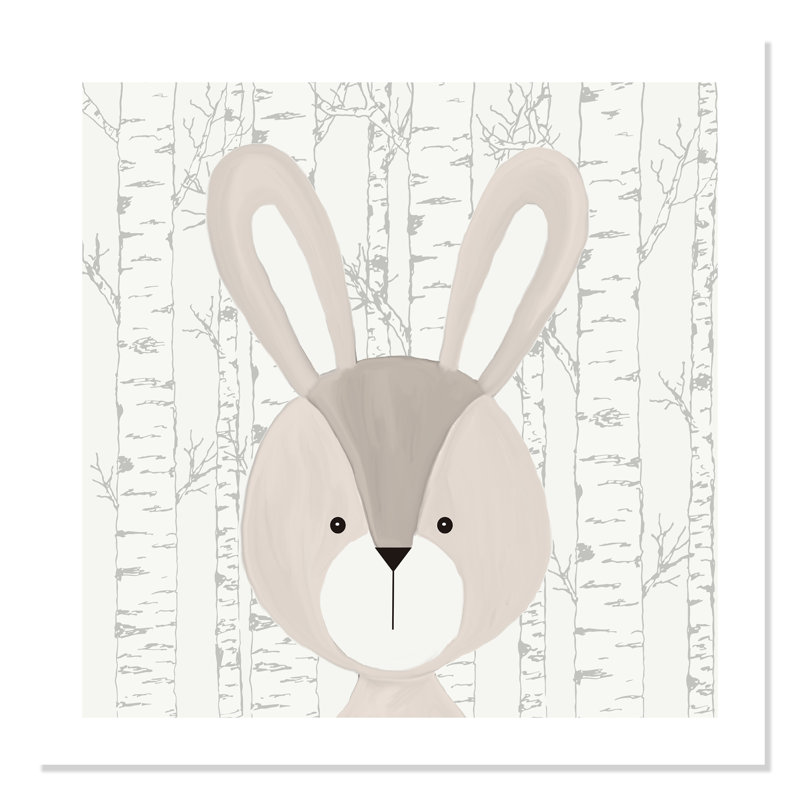 Woodland Friends 3, impression sur papier, H 31 po x l 31 po x P 1 po