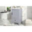 Meuble-lavabo de salle de bain avec lavabo, armoire de salle de bain avec porte, tablette de porte et patins réglables, tiroir