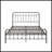 Metal Bed Frame Queen Size Platform
