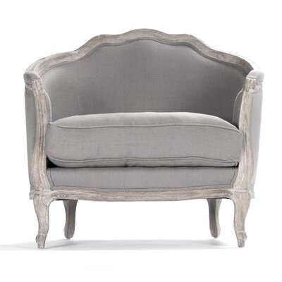 Gracia 40"" Wide Linen Armchair -  One Allium WayÂ®, CFH007-1 E272 A048