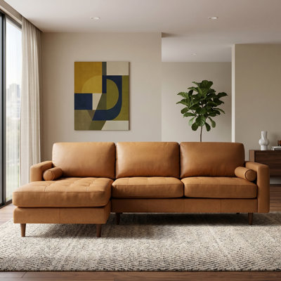 Fessler 2 - Piece Leather Sectional