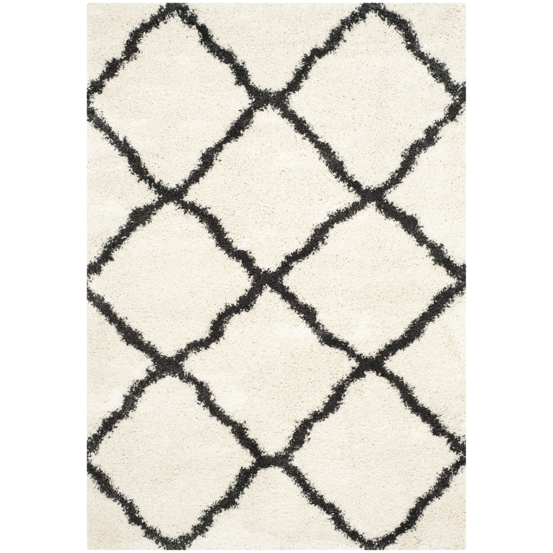 Bertle Shag Performance Geometric Rug Winston Porter Rug 