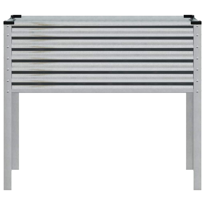 Ankoma Planter Box, Light Grey, 90cm H x 100cm W x 45cm D