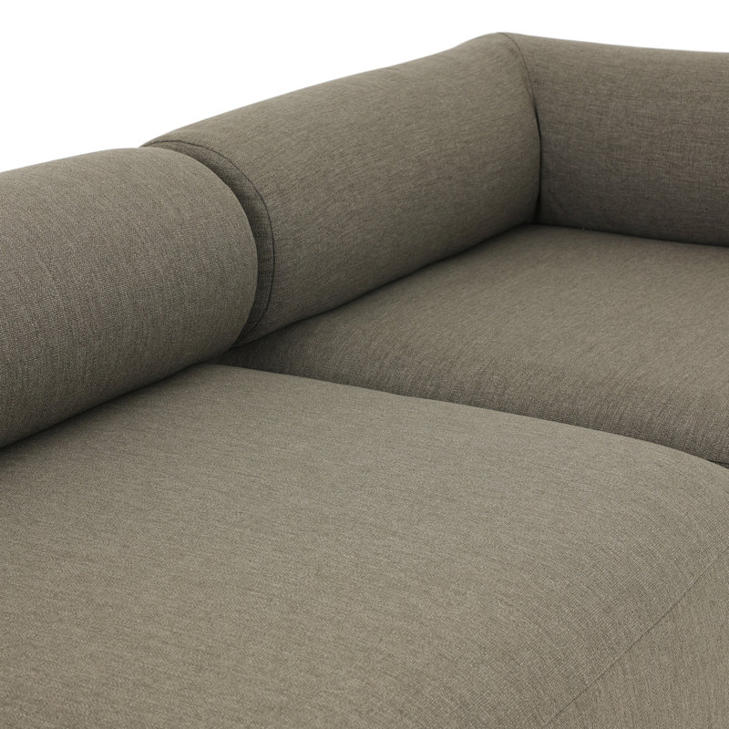 Lenox Modular Sectional, Brown Polypropylene/Olefin