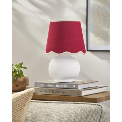 Momsen Coloured Scallop Shade Lamp