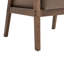 Chaise d'appoint Modern Farmhouse - Pieds en bois massif avec pieds réglables - Coussin épais de 5,5 po et accoudoirs intégrés - Siège d'une largeur de 22,5 po-2087166751-2087166750