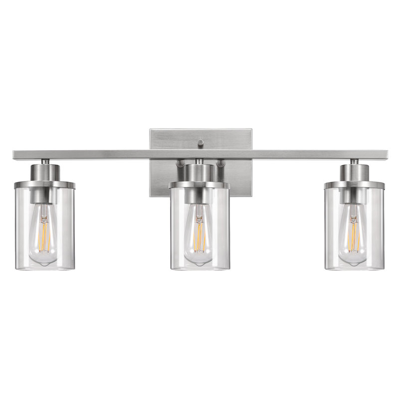 Beaudette 3 - Light Dimmable Vanity Light, Brushed Nickel