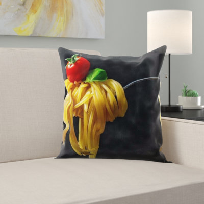Coussin spaghetti