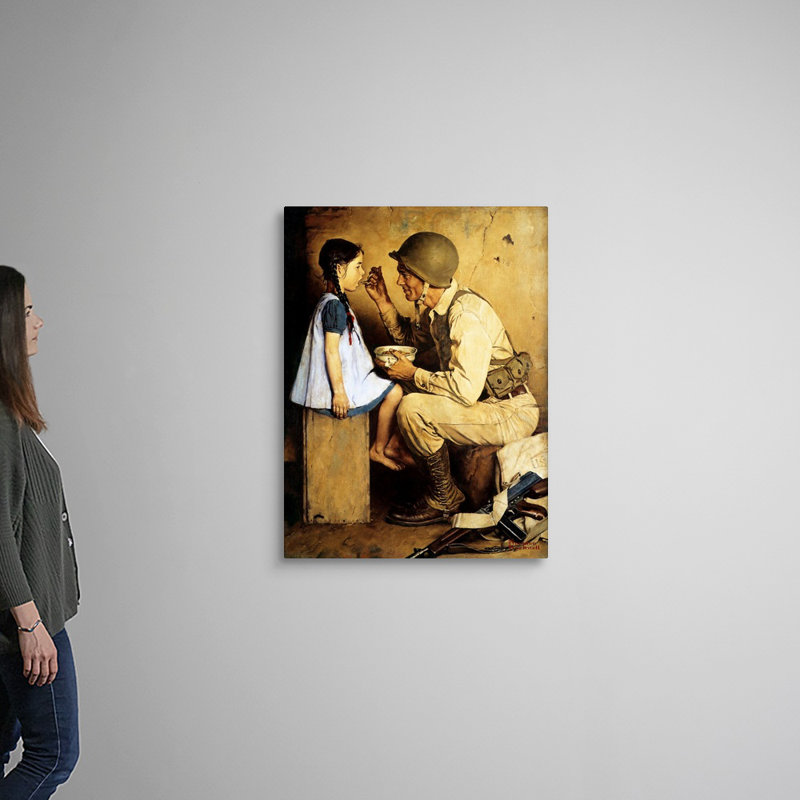 Art mural sur toile The American Way, Toile tendue, H 40 po x l 30 po x P 1,25 po