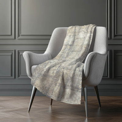 Addison Machine Washable Sherpa Throw Blanket