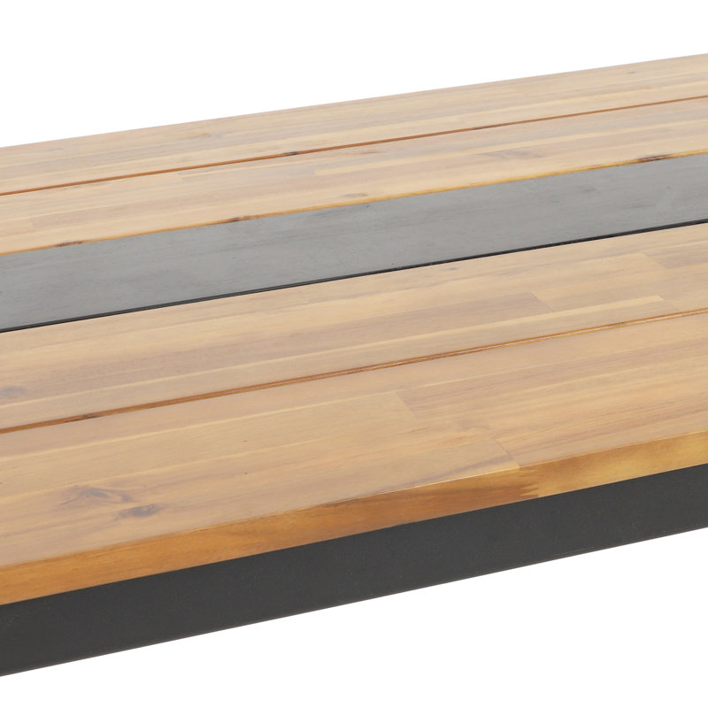 Table de salle à manger moderne avec cadre en bois et thermolaqué, 29,5 po de hauteur, 69 po, 35 po, lambris, table d'appoint d'apparence exotique avec cadre, 64,01 lb, couleur principale, conception sobre, assemblage partiel