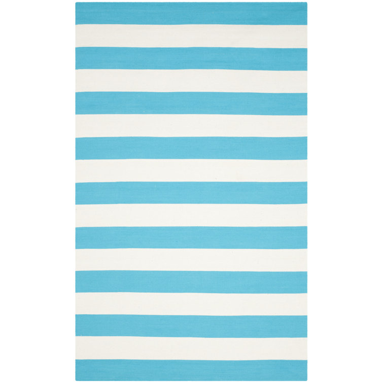 Morabito Hand Woven Cotton Striped Rug