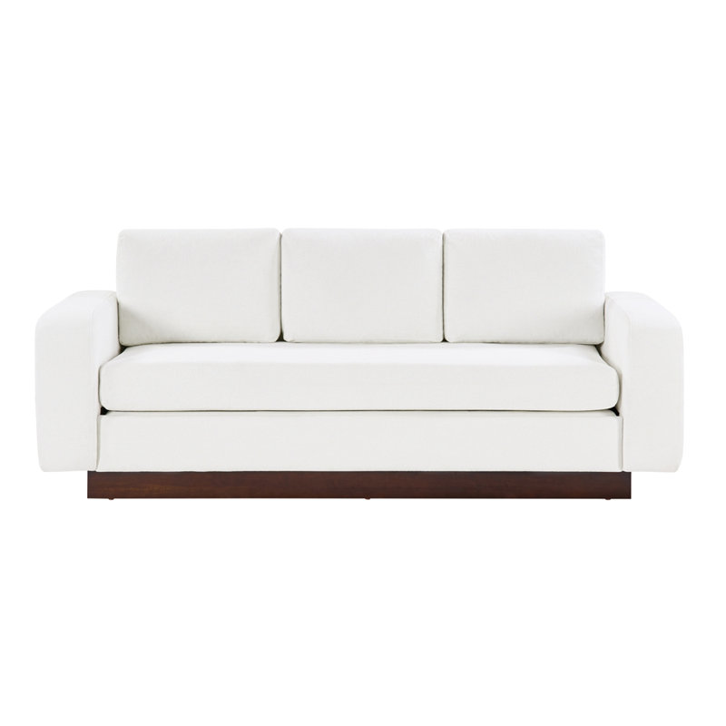 Canapé 3 places 80,7 po Modern, White