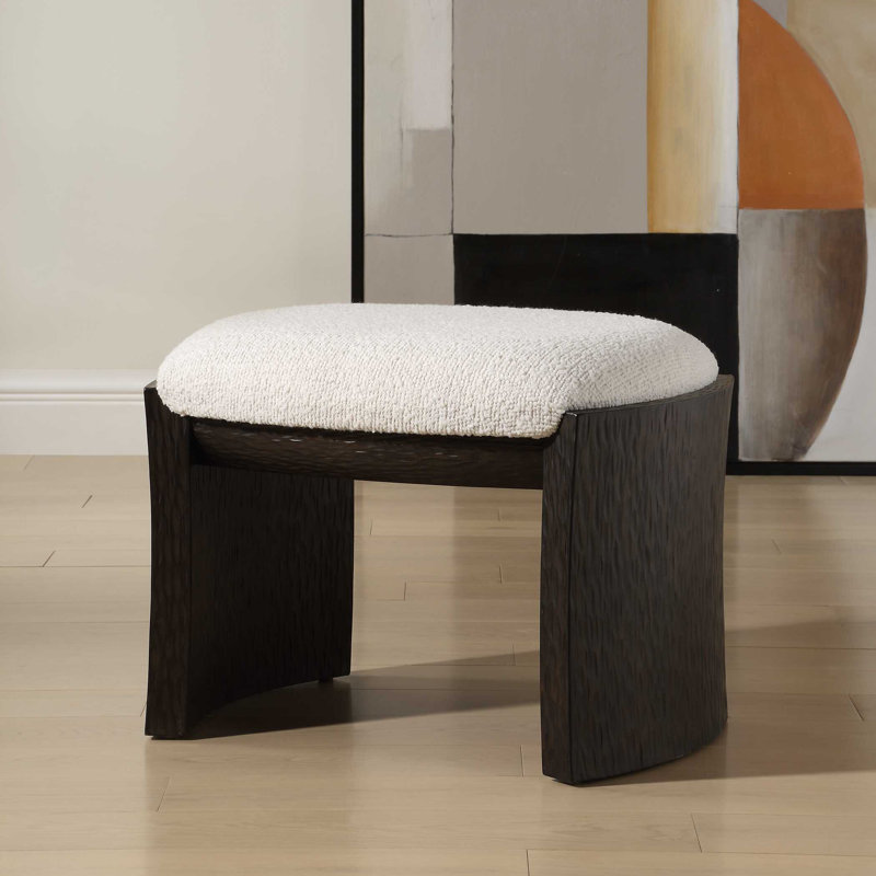 Uttermost Port Walnut Small Bench, Brown