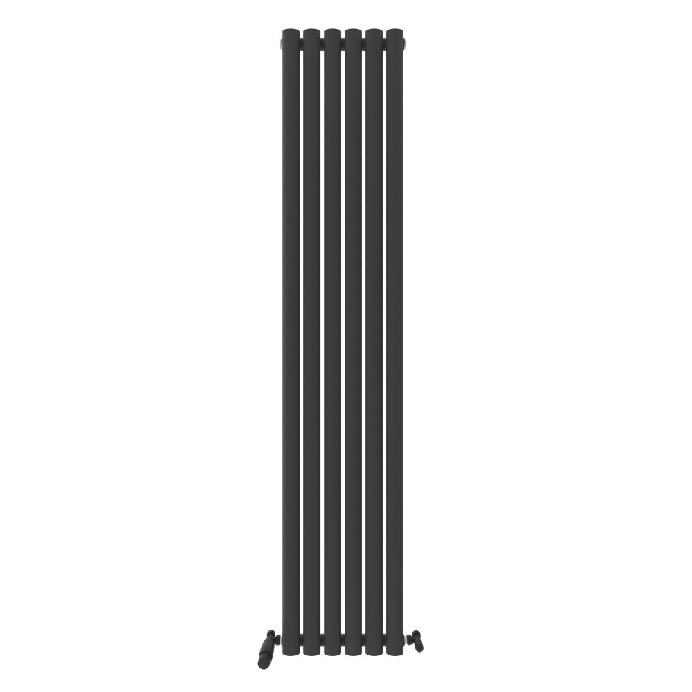 iBathUK Princia Vertical Single Oval Panel Radiator