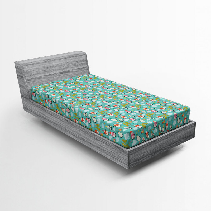 Microfiber Patterned Fitted Sheet, Twin XL Fitted Sheet