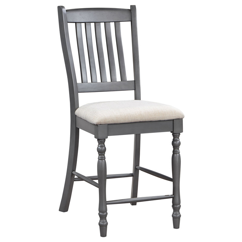 Ensemble de salle à manger 5 pièces à hauteur de comptoir Timisa Elegance - gris Farisa