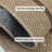 Woven Jute Non-Slip Area Rug